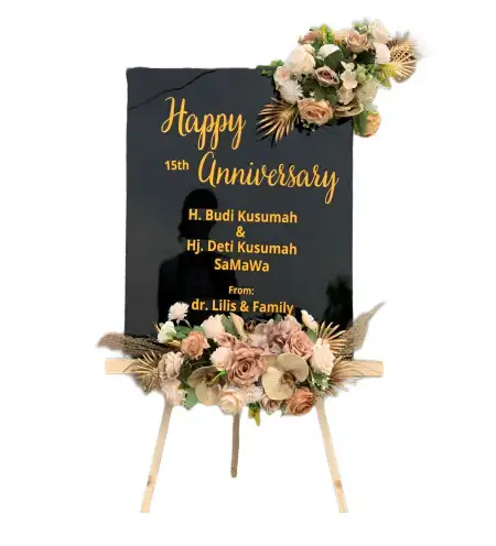 Papan Bunga Akrilik Pagar Dewa Suka Mulya